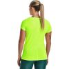 imageUnder Armour Womens HeatGear Armour ShortSleeve TShirt369 Lime Surge   Iridescent