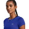 imageUnder Armour Womens HeatGear Armour ShortSleeve TShirt400 Team Royal   Iridescent