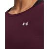 imageUnder Armour Womens HeatGear Armour ShortSleeve TShirt600 Dark Maroon   Iridescent