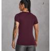 imageUnder Armour Womens HeatGear Armour ShortSleeve TShirt600 Dark Maroon   Iridescent