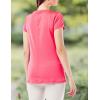 imageUnder Armour Womens HeatGear Armour ShortSleeve TShirt683 Pink Shock   Iridescent