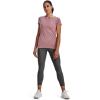 imageUnder Armour Womens HeatGear Armour ShortSleeve TShirt697 Pink Elixir   Iridescent