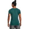 imageUnder Armour Womens HeatGear Armour ShortSleeve TShirt722 Coastal Teal   Iridescent