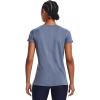 imageUnder Armour Womens HeatGear Armour ShortSleeve TShirt767 Aurora Purple   Metallic Silver