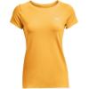 imageUnder Armour Womens HeatGear Armour ShortSleeve TShirt782 Rise   Metallic Silver