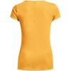 imageUnder Armour Womens HeatGear Armour ShortSleeve TShirt782 Rise   Metallic Silver