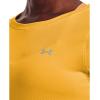 imageUnder Armour Womens HeatGear Armour ShortSleeve TShirt782 Rise   Metallic Silver