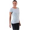 imageUnder Armour Womens HeatGear Armour ShortSleeve TShirtAtlas Green 189Metallic Silver