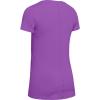 imageUnder Armour Womens HeatGear Armour ShortSleeve TShirtExotic Bloom 568Metallic Silver
