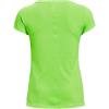imageUnder Armour Womens HeatGear Armour ShortSleeve TShirtHyper Green 389Metallic Silver