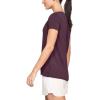 imageUnder Armour Womens HeatGear Armour ShortSleeve TShirtLevel Purple 569Metallic Silver