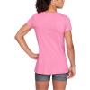 imageUnder Armour Womens HeatGear Armour ShortSleeve TShirtLipstick 691Metallic Silver