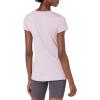 imageUnder Armour Womens HeatGear Armour ShortSleeve TShirtMauve Pink 698Metallic Silver