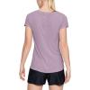imageUnder Armour Womens HeatGear Armour ShortSleeve TShirtPink Fog 694Metallic Silver