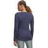imageUnder Armour Womens Heatgear Longsleeve TShirt044 Downpour Gray   White
