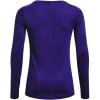 imageUnder Armour Womens Heatgear Longsleeve TShirt468 Sonar Blue   Iridescent