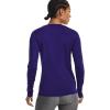 imageUnder Armour Womens Heatgear Longsleeve TShirt468 Sonar Blue   Iridescent