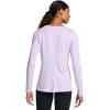 imageUnder Armour Womens Heatgear Longsleeve TShirt535 Salt Purple   White