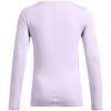 imageUnder Armour Womens Heatgear Longsleeve TShirt535 Salt Purple   White