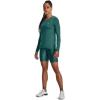 imageUnder Armour Womens Heatgear Longsleeve TShirt722 Coastal Teal   Iridescent