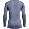imageUnder Armour Womens Heatgear Longsleeve TShirt767 Aurora Purple   Metallic Silver