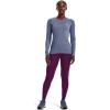 imageUnder Armour Womens Heatgear Longsleeve TShirt767 Aurora Purple   Metallic Silver