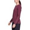 imageUnder Armour Womens Heatgear Longsleeve TShirtLevel Purple 569Metallic Silver
