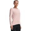imageUnder Armour Womens Heatgear Longsleeve TShirtMicro Pink 685Metallic Silver