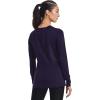 imageUnder Armour Womens Heatgear Longsleeve TShirtPurple Switch 570Metallic Silver
