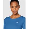 imageUnder Armour Womens Heatgear Longsleeve TShirtRiver 488Metallic Silver