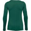 imageUnder Armour Womens Heatgear Longsleeve TShirtSaxon Green 386Metallic Silver