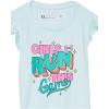 imageUnder Armour girls Short Sleeve Shirt and Legging Set Durable Stretch and LightweightSea Mist Sp22
