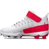 imageUnder Armour Boys Harper 7 Mid Junior Rubber Molded Cleat Baseball Shoe600 RedWhiteRed