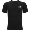 imageUnder Armour Boys HeatGear ShortSleeve TShirtBlack 001White