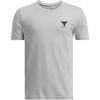 imageUnder Armour Boys Project Rock Payoff Short Sleeve T Shirt011 Mod Gray Medium Heather  