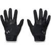 imageUnder Armour Girls Harper Baseball Gloves 24001 Black  Black  Metallic Gun Metal