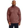imageUnder Armour Mens Armour Fleece 12 Zip TShirtCinna Red 688Black
