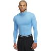 imageUnder Armour Mens ColdGear Compression Mock475 Carolina Blue  White  White