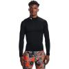 imageUnder Armour Mens ColdGear Compression MockBlack 001White