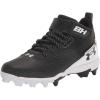 imageUnder Armour Mens Harper 7 Mid Rubber Molded Baseball Cleat Shoe001 BlackWhiteBlack