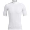 imageUnder Armour Mens HeatGear Comp Mock Short Sleeve TShirtWhite 100Black