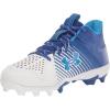 imageUnder Armour Mens Leadoff Mid Rubber Molded Baseball Cleat Shoe400 RoyalWhiteWhite