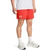 imageUnder Armour Mens Rival Terry 6inch Shorts860 Dark Orange   Onyx White