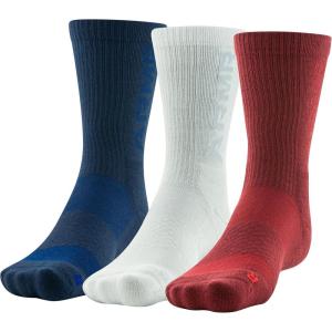 imageUnder Armour Adult 3Maker MidCrew Socks 3PairsCardinal Assorted