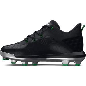 imageUnder Armour Boys Harper 8 TPU Jr Baseball Shoe001 BlackBlackMetallic Silver