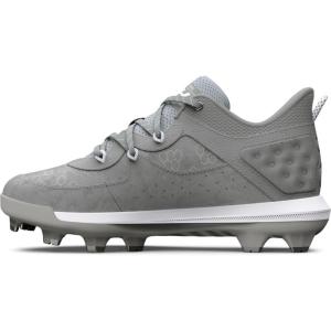imageUnder Armour Boys Harper 8 TPU Jr Baseball Shoe101 Baseball GrayBaseball GrayWhite