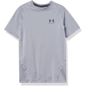 imageUnder Armour Boys HeatGear ShortSleeve TShirtSteel 035Black