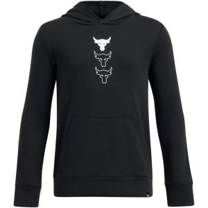 imageUnder Armour Boys Project Rock Payoff Rival Hoodie001 Black   White