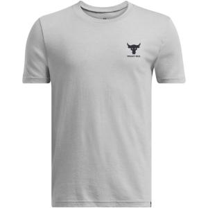 imageUnder Armour Boys Project Rock Payoff Short Sleeve T Shirt011 Mod Gray Medium Heather  
