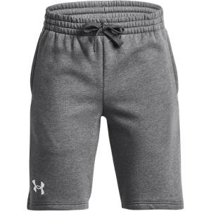 imageUnder Armour Boys Rival Fleece Shorts025 Castlerock Light Heather   White